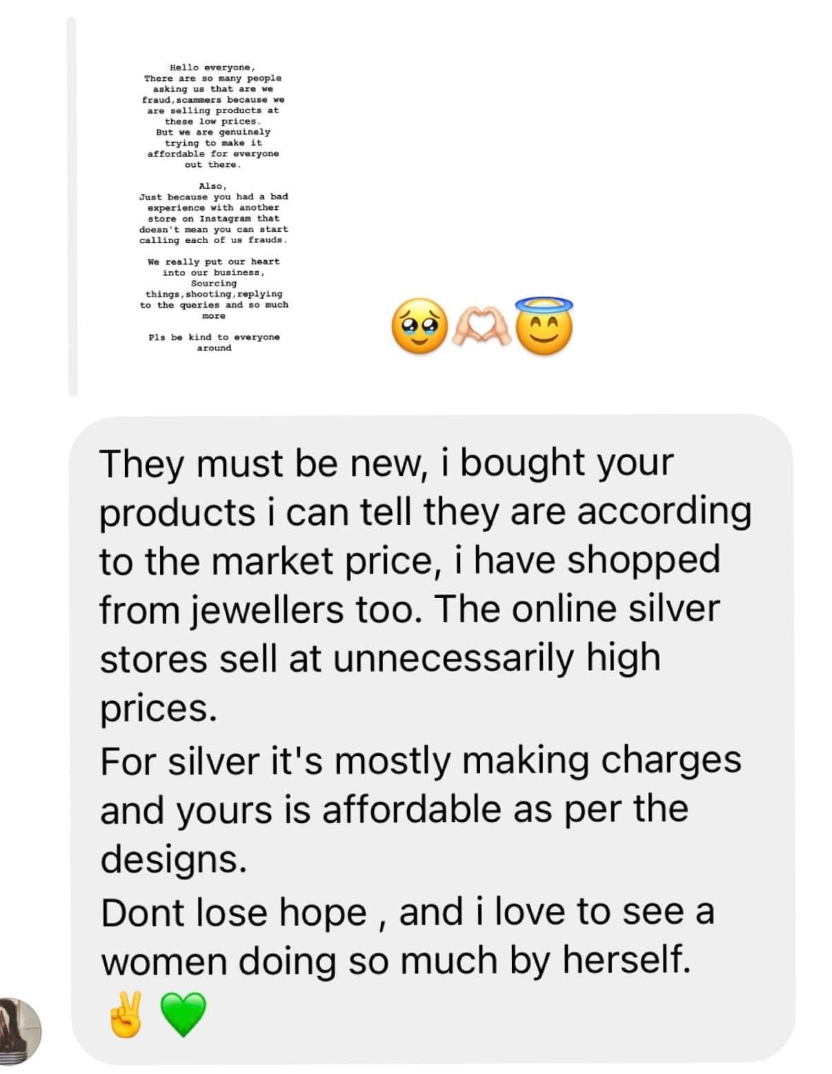 Instagram review screenshot